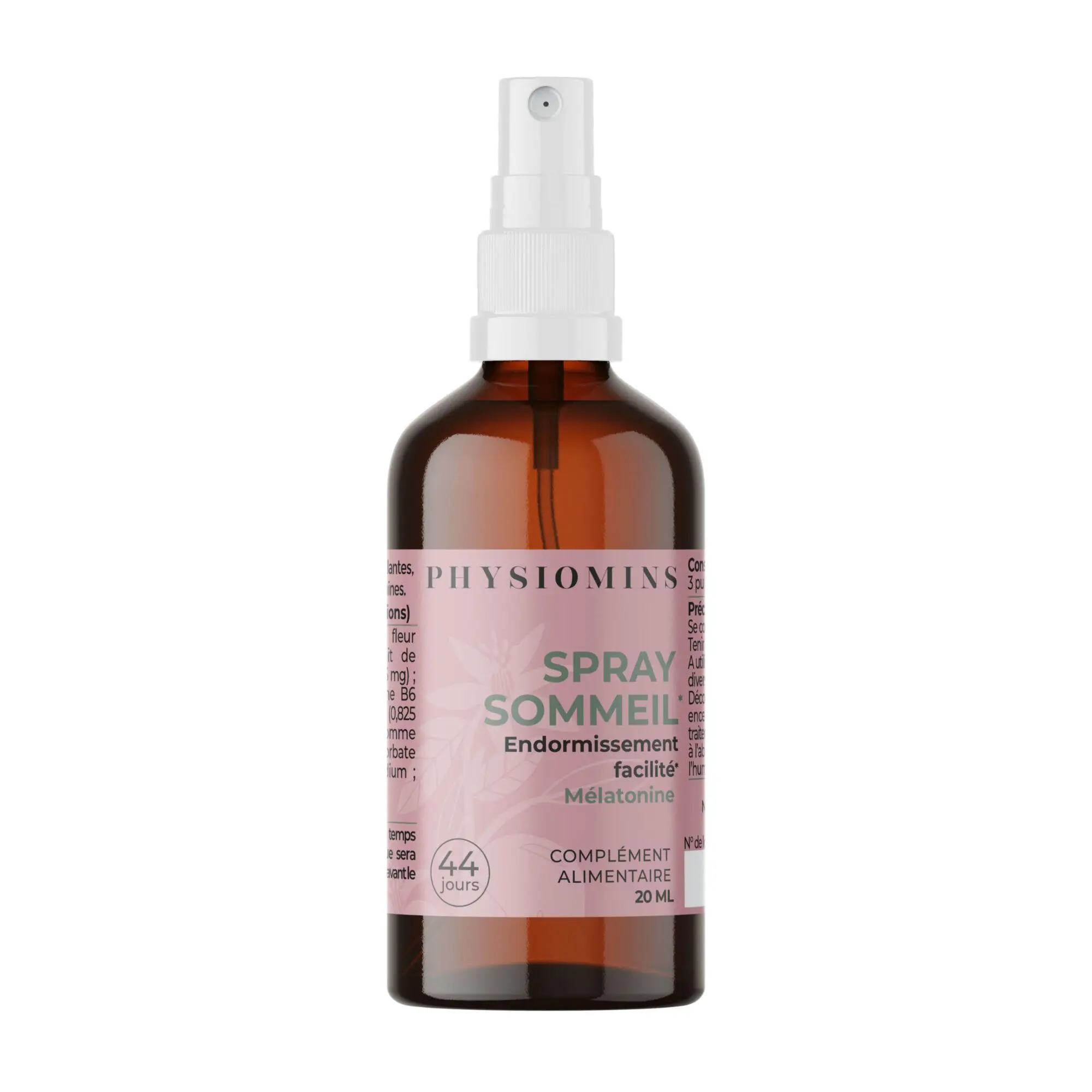 Physiomins - Spray Sommeil Endormissement facilité Flacon 20ml - Physiomins