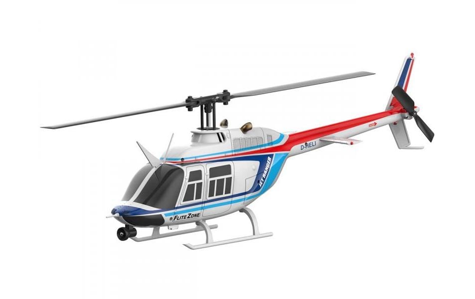 Helikopter Jet Ranger 4-Kanal, 6G, RTFKleiner Singlerotor Jet Ranger Hubschrauber mit 6G Gyro