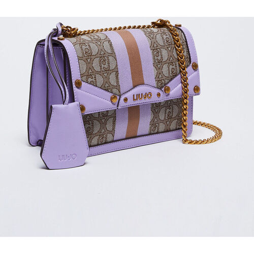 Liu Jo - Bandolera jacquard Marrón