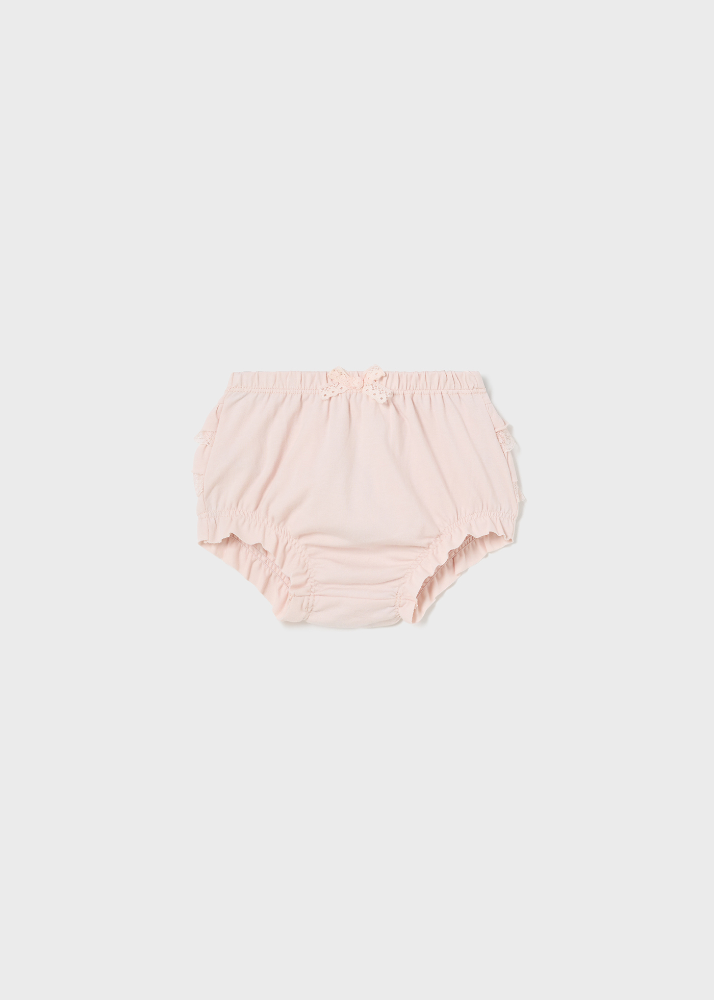 Capa de fralda Better Cotton Newborn Nude com babados