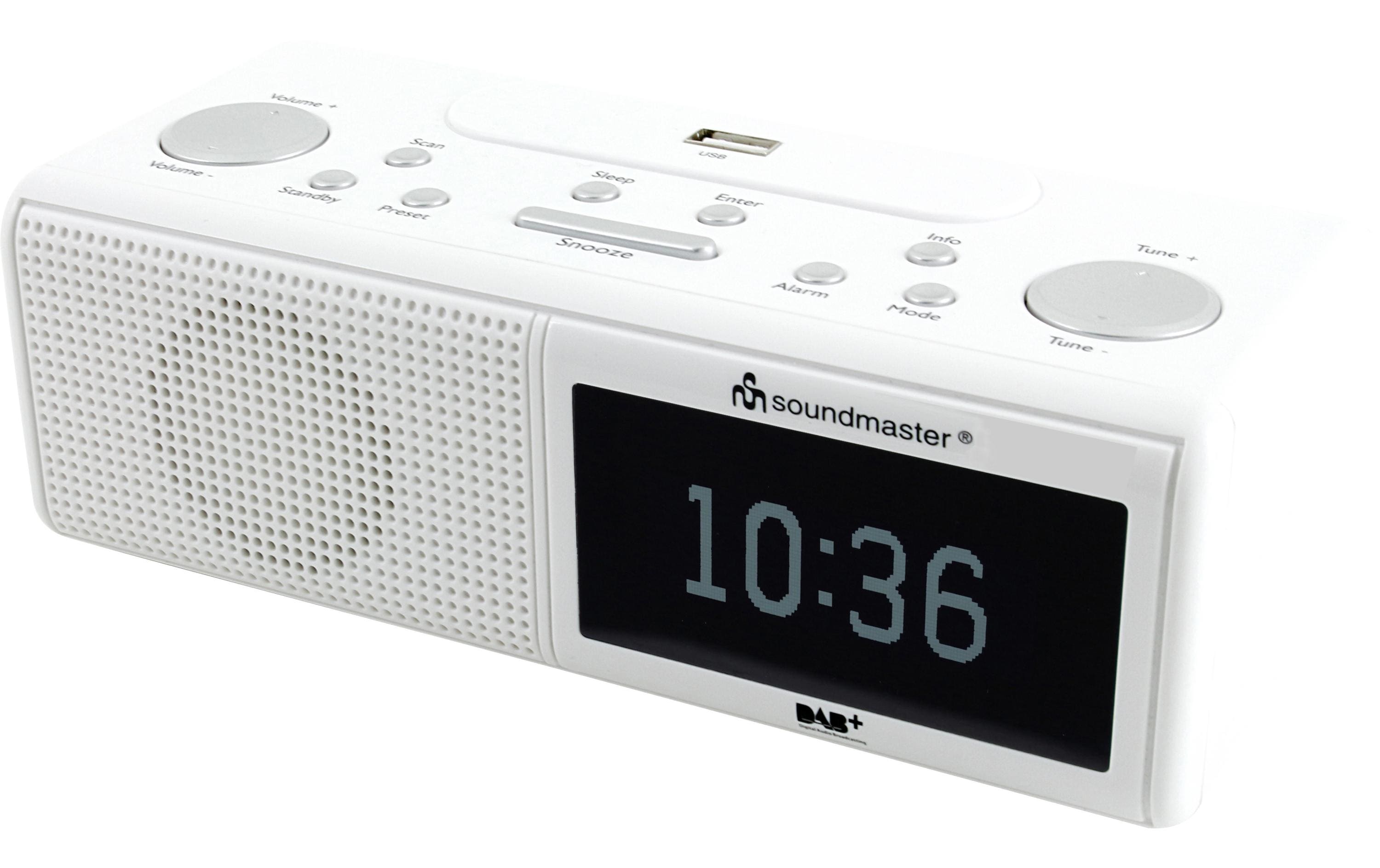 Radiowecker UR8350 WeissRadiowecker mit DAB+