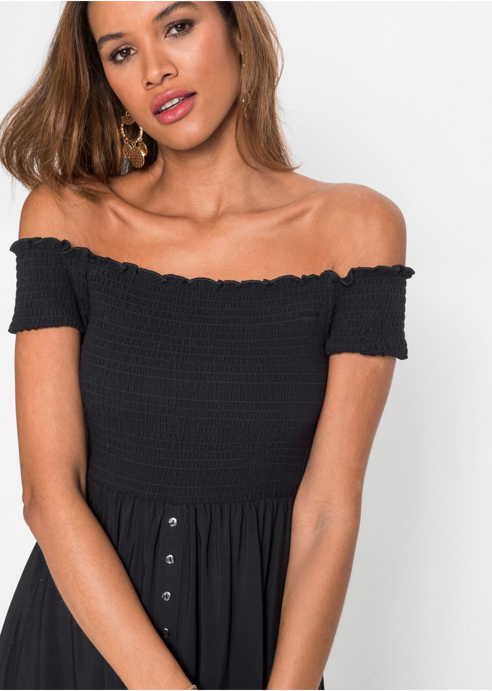 Robe avec détail smock