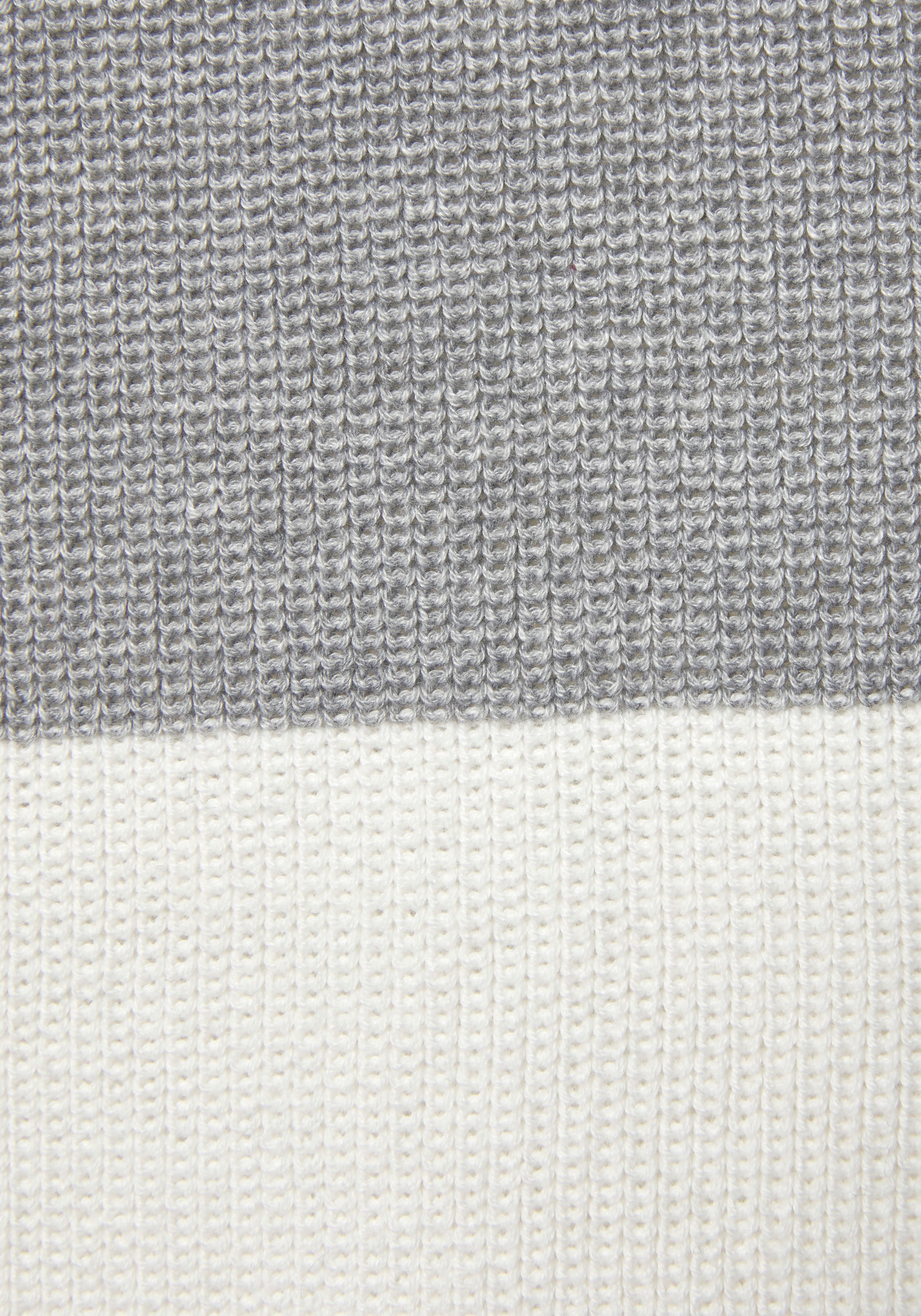 LASCANA Strickpullover , mit Colorblock-Streifen, Damenpullover aus Baumwoll-Mix