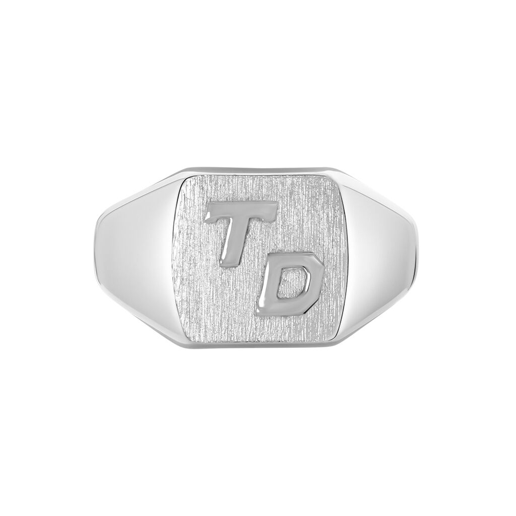 Chevaliere Argent Gringoire Carree