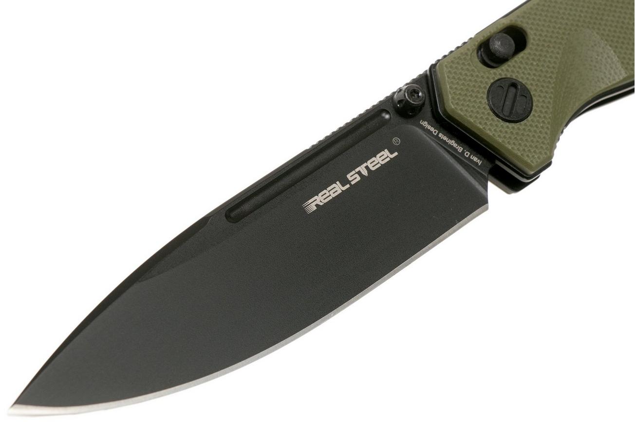 Real Steel Huginn 7652GB OD Green Black G10 zakmes