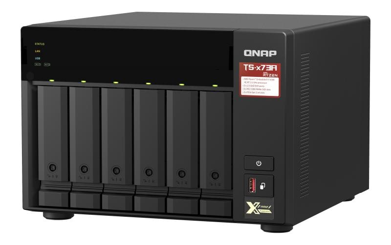 NAS TS-673A-8G 6-bay<br>NAS mit 6 Laufwerkschächten