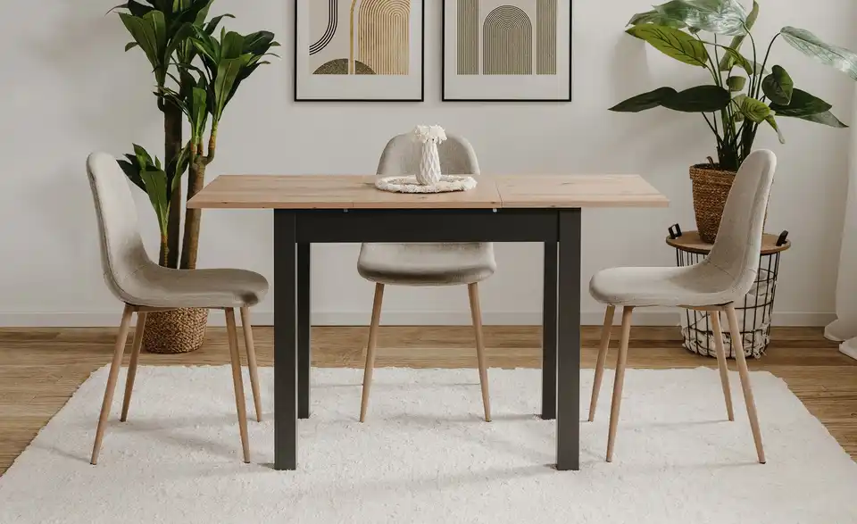 Esstisch in verschiedenen Größen Ben 90x60 cm Asteiche, Asteiche (Nachbildung)