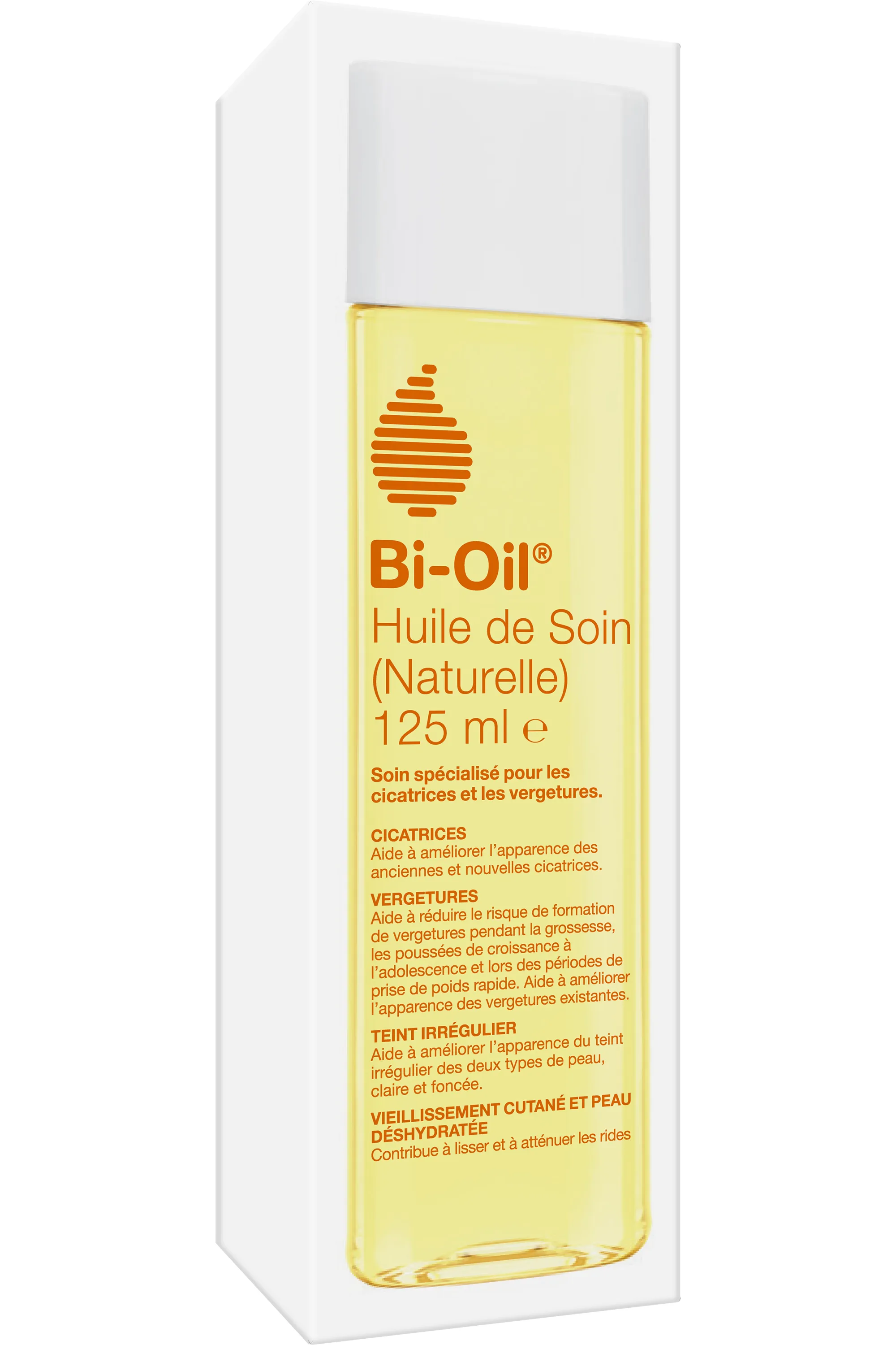 Bi Oil Huile de soin naturelle hydratante vergetures & cicatrices-125 ml