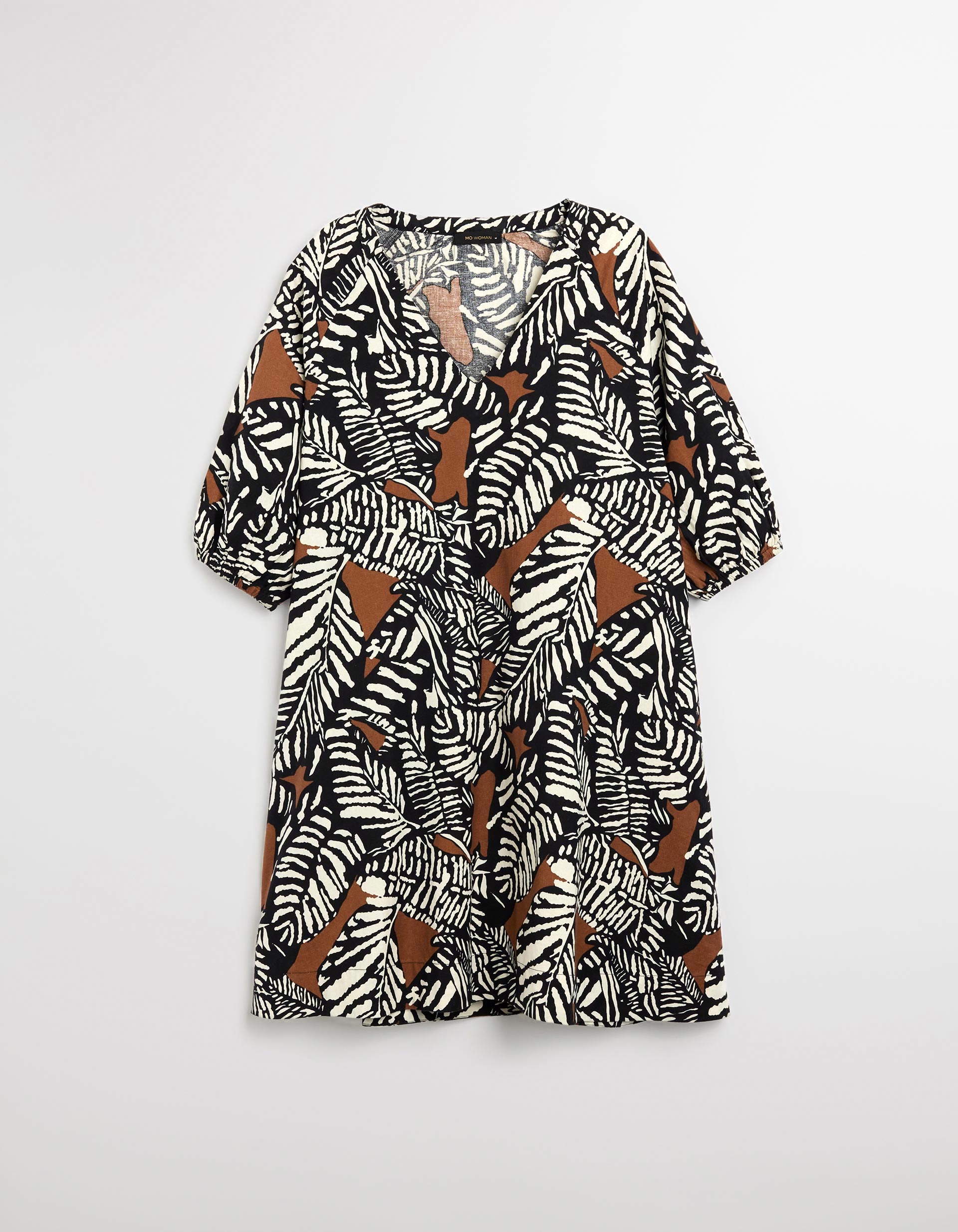 Vestido Print, Mulher, Preto