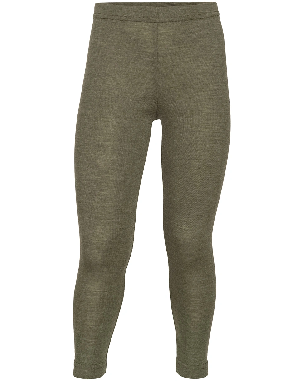 Woll-LeggiKids mit Seide in olive
