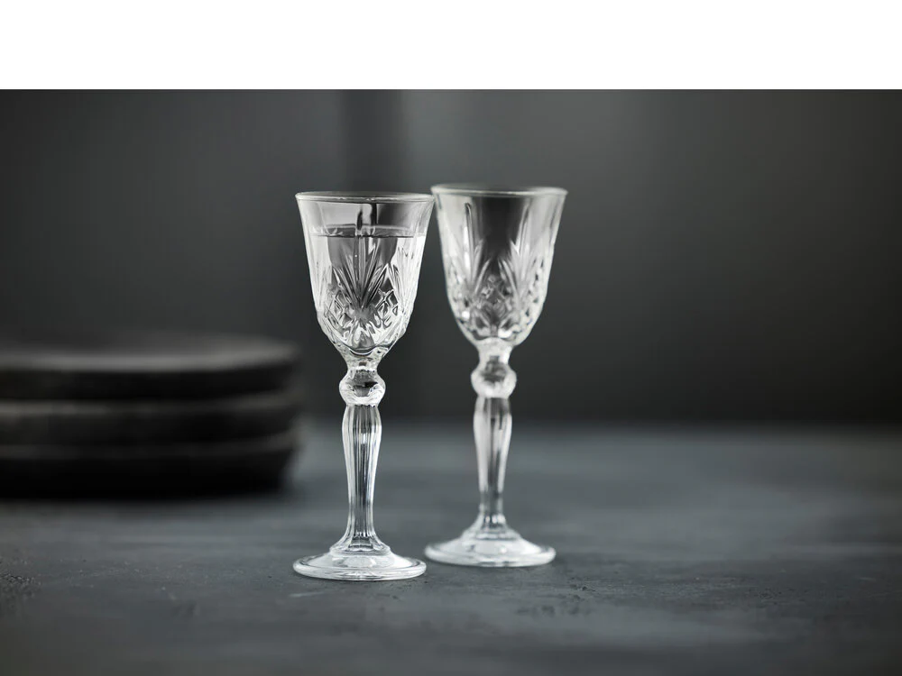 Lyngby Glas  Melodia snapseglas, 5 cl. - 4 stk.