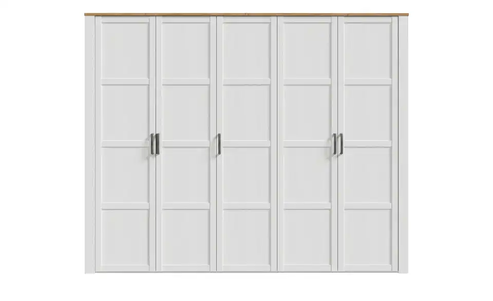 Drehtürenschrank Bohol Weiß 265 cm
