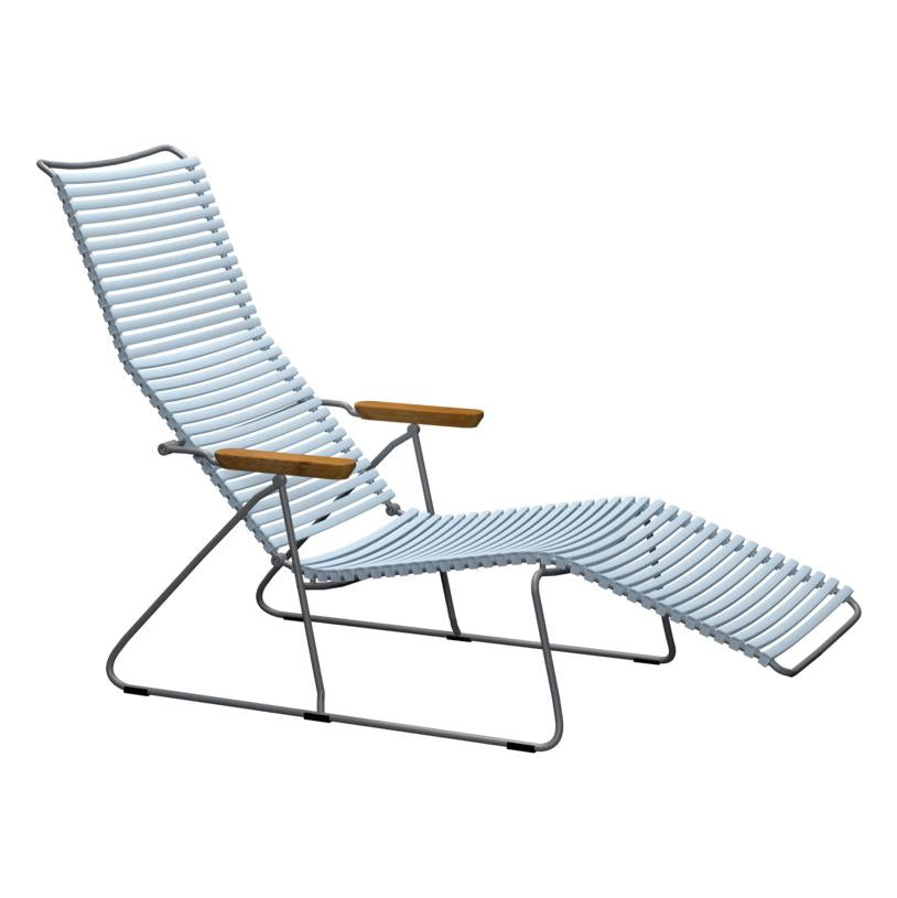 Click Sunlounger ligstoel Dusty Light Blue