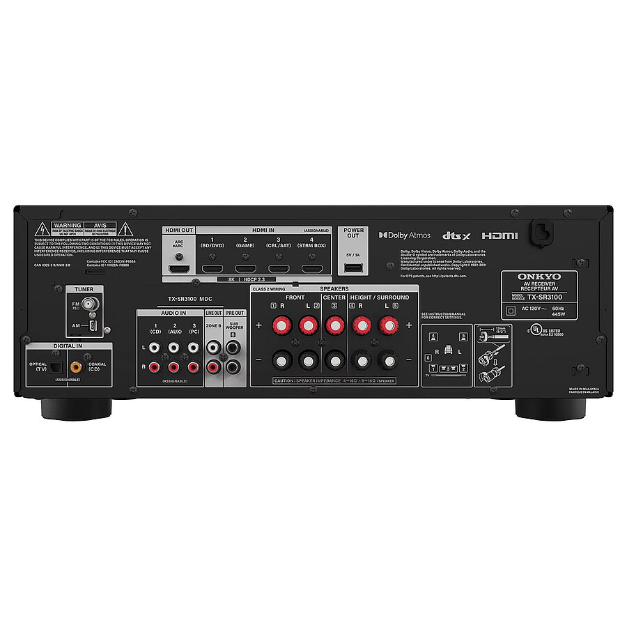 Onkyo TX-SR3100DAB Noir