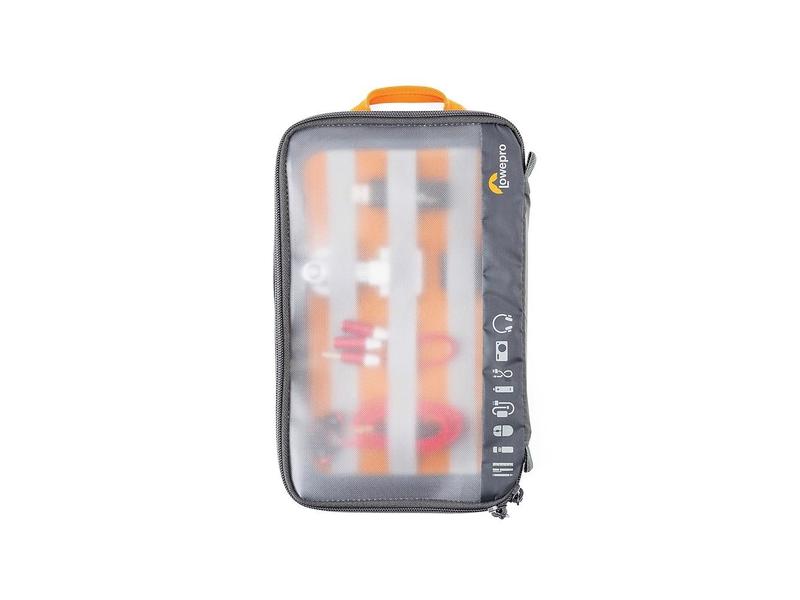 Lowepro Kameratasche GearUp Case Large (GRL) Grau Reisetasche und Organizer für digitale Geräte, Kabel und Zubehör