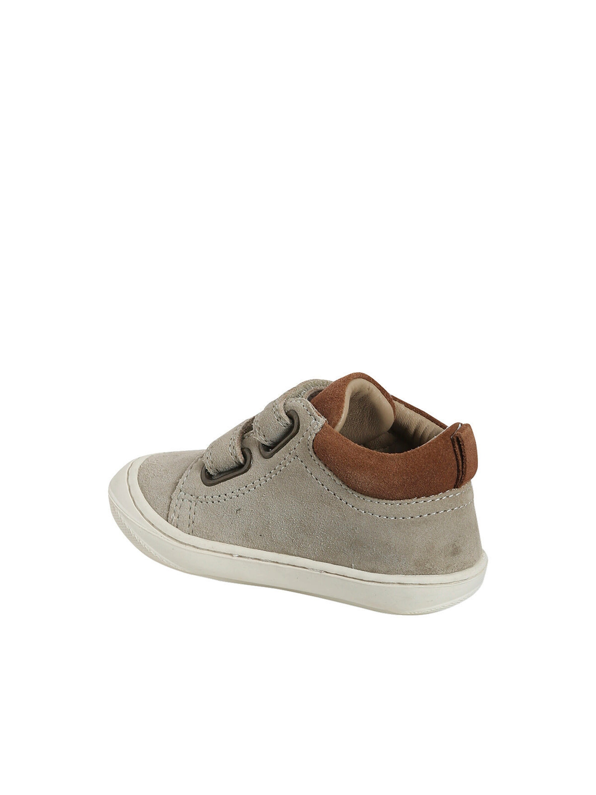 Vertbaudet Baby Lauflernschuhe mit Klett aus weichem Leder beige