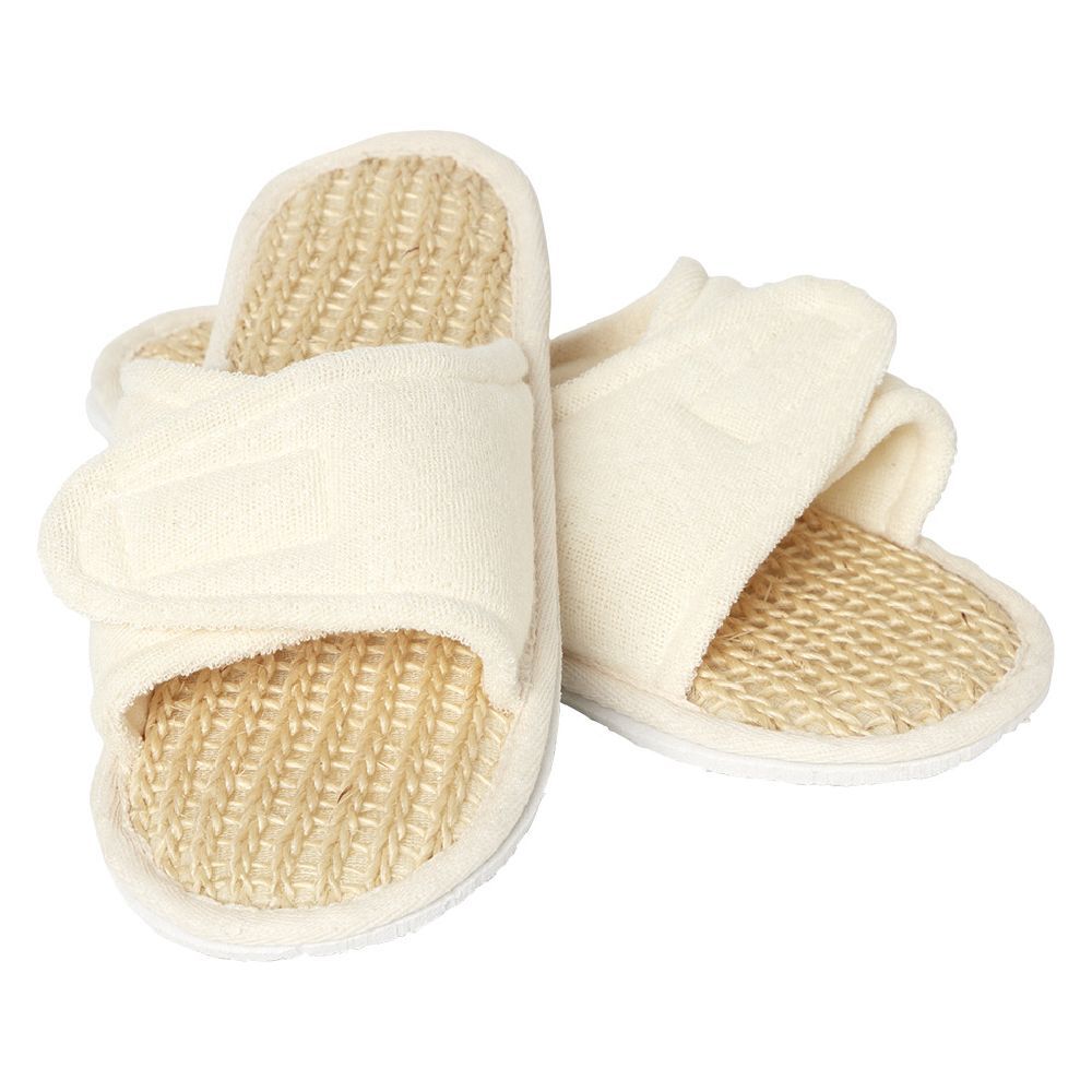 Chaussons en lin pour spa