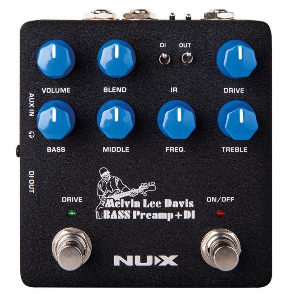 Nux Pré-amplificador de Baixo MLD   Pedal Di NBP-5