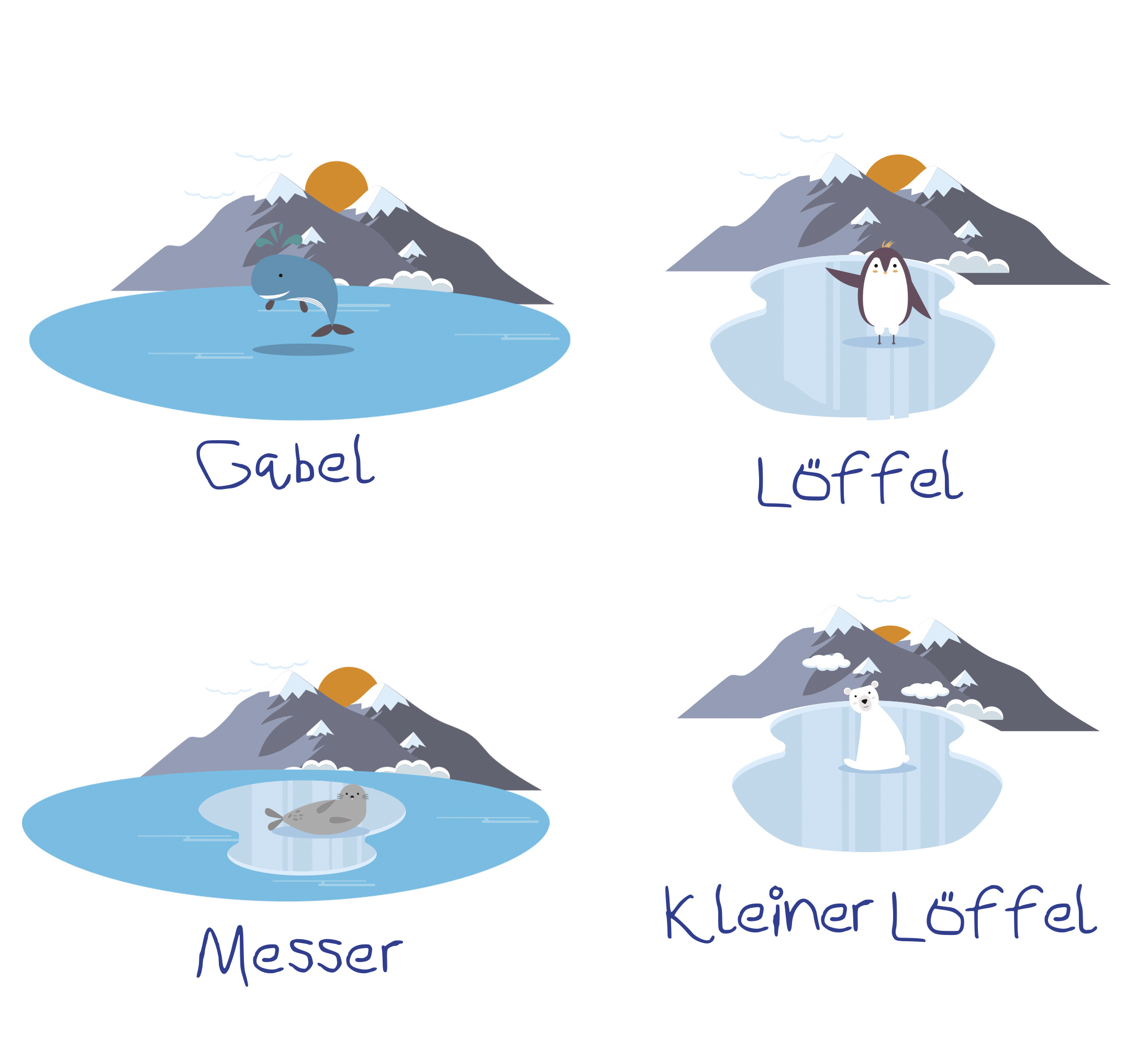 Kinderbesteck cilio SEAWORLD