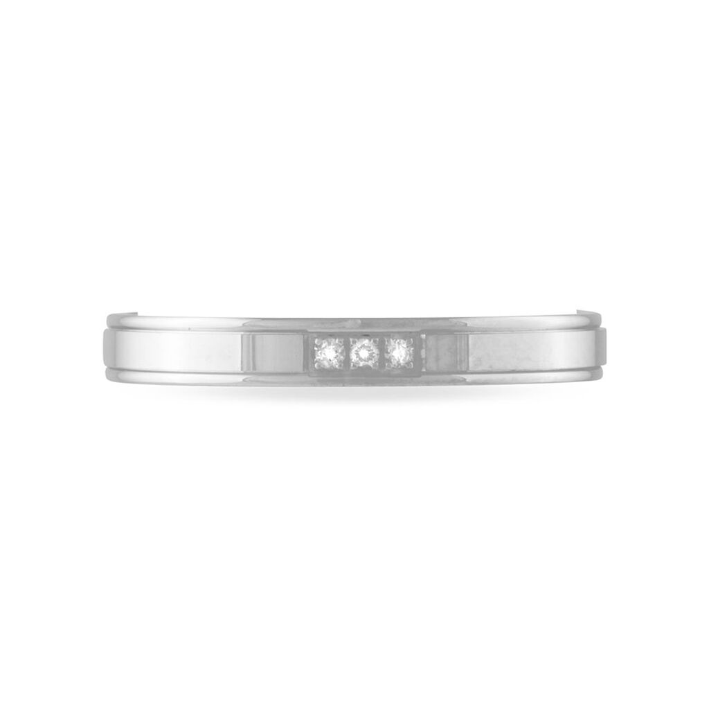 Alliance Serti Grains Or Blanc Diamant