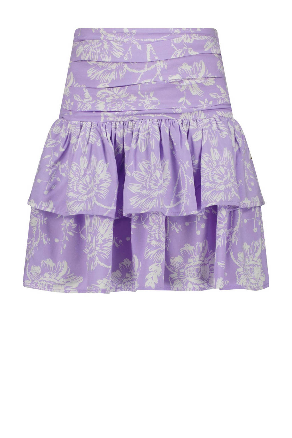 Vingino rok Quarry met all over print lila/wit