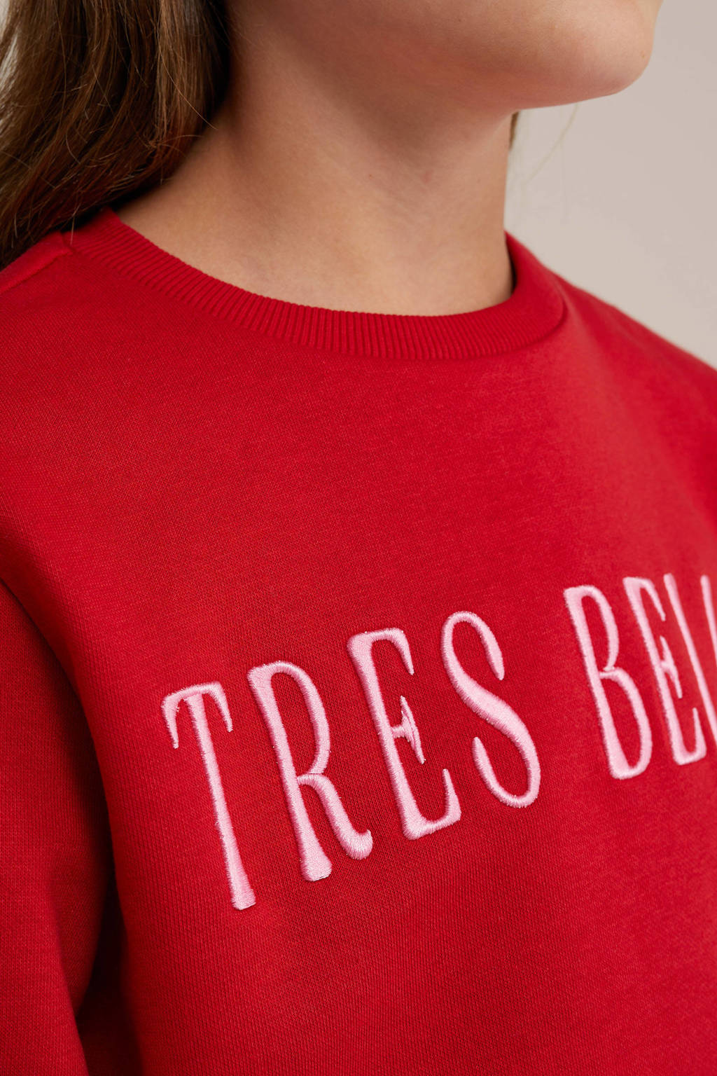WE Fashion sweater rood