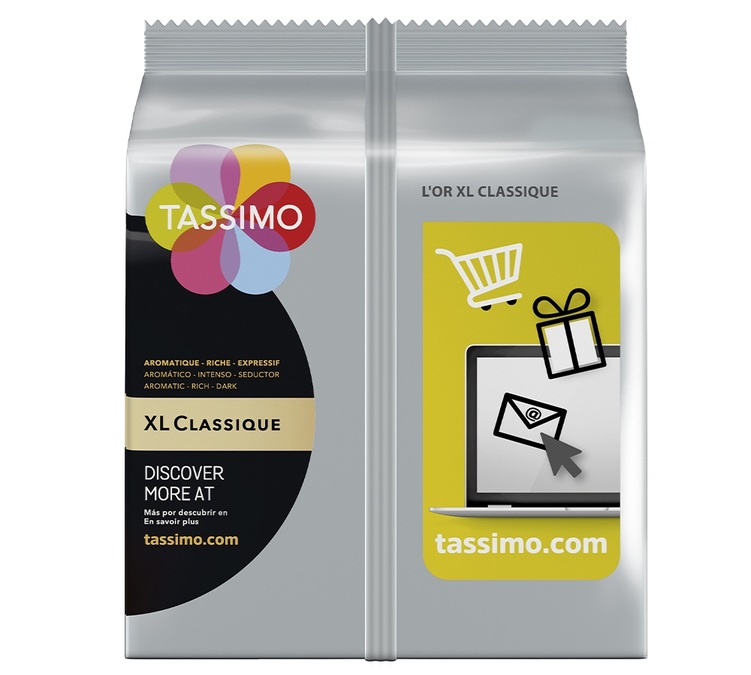 16 dosettes L'Or XL Classique - TASSIMO