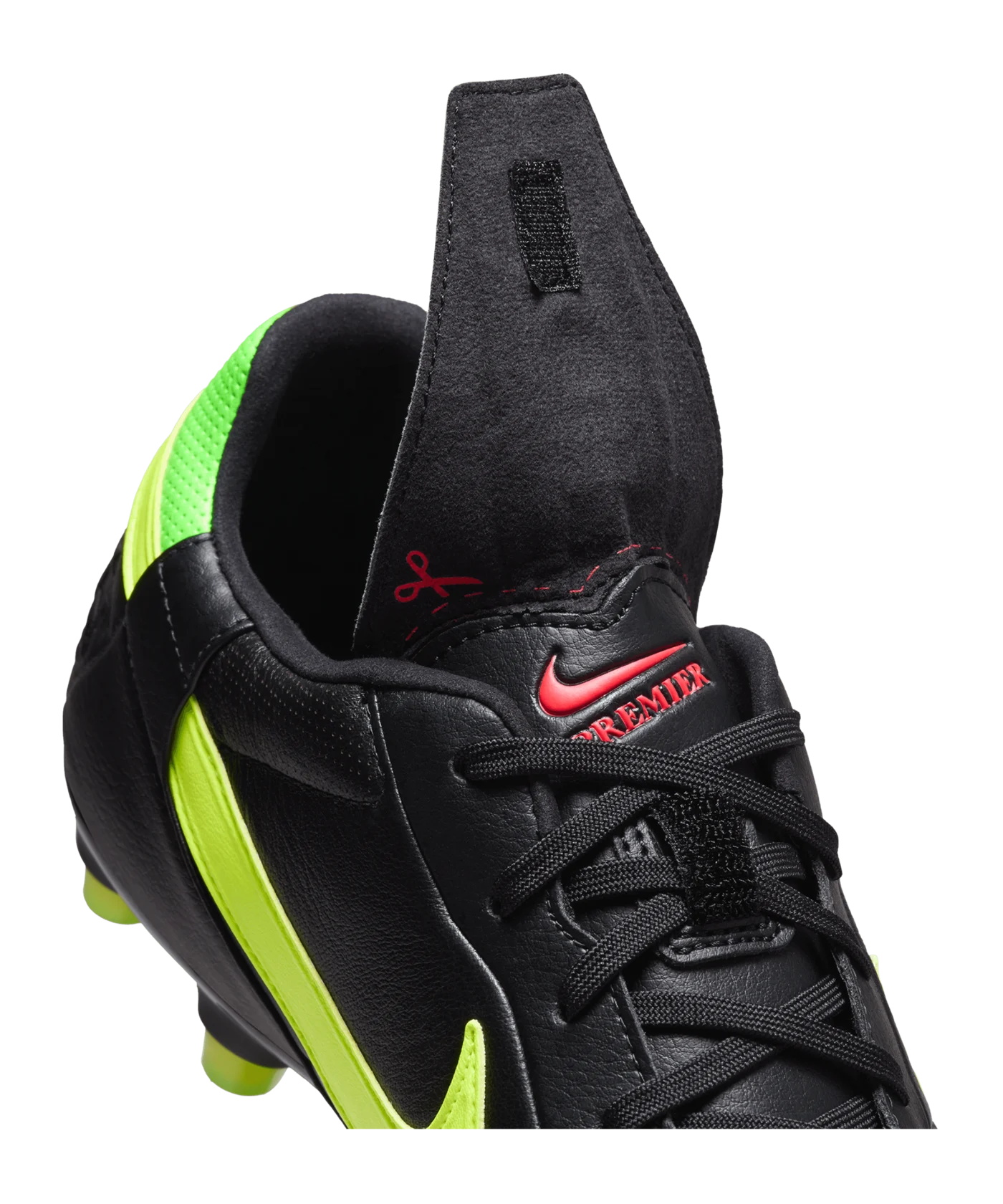 Nike X 11teamsports Premier III Leather FG Schwarz Gelb Grün F008