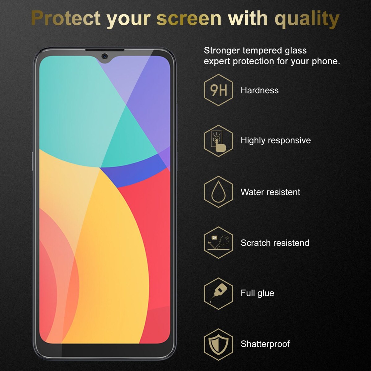 Alcatel 1S 2021 / 3L 2021 Skjermbeskytter Skärmskydd