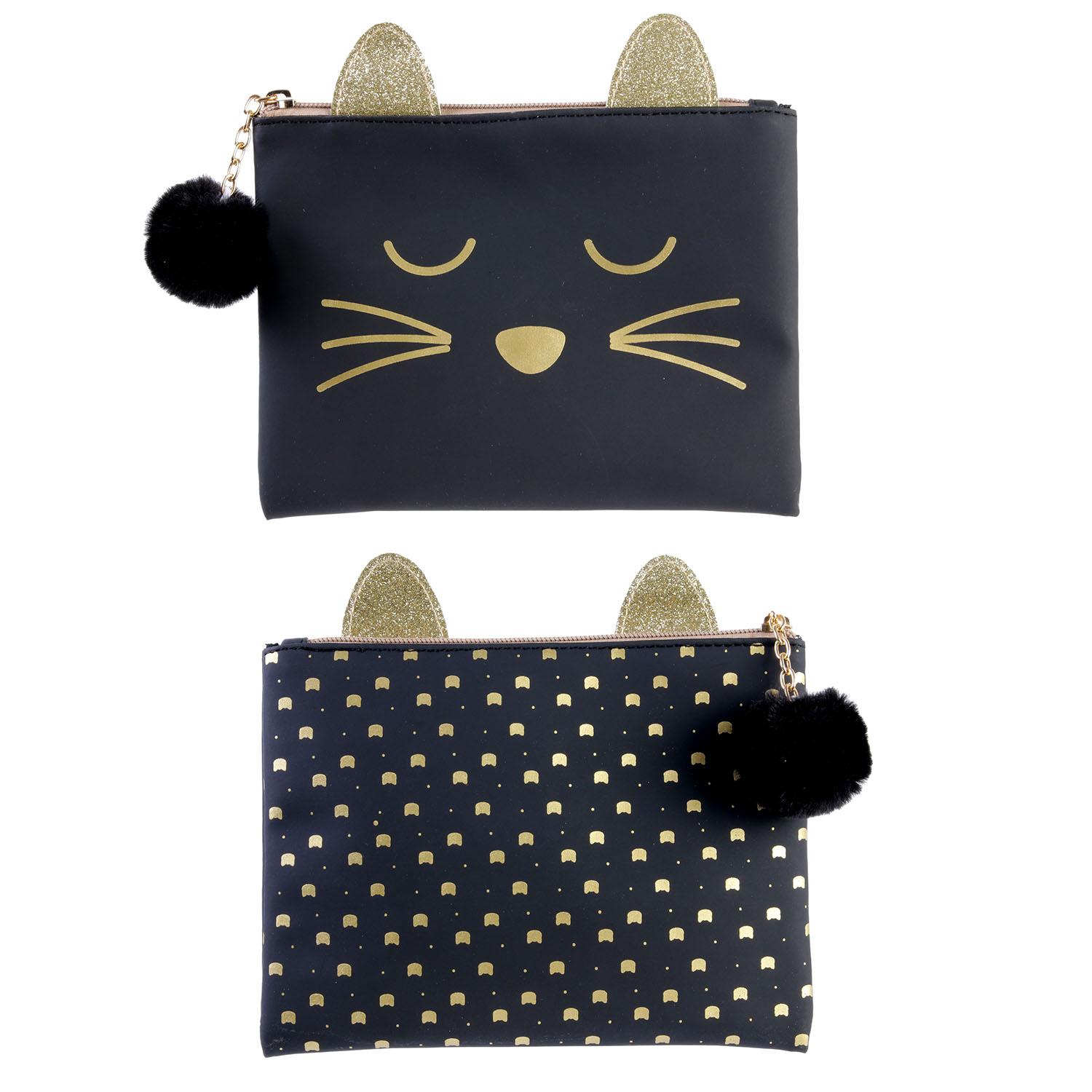 POCHETTE CHAT 15X18CM