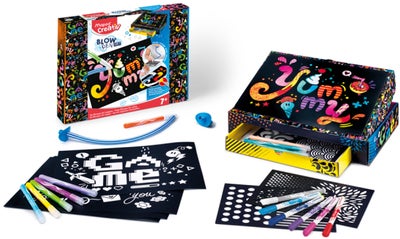 Maped Creativ Hobbysett Magic Blowpen Art Station
