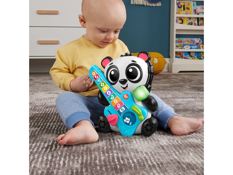Fisher-Price Beat Bande Zahlen   Zauber Panda Liz -FR- Interaktives Panda-Lernspielzeug mit über 70 Liedern, Geräuschen und Sätzen