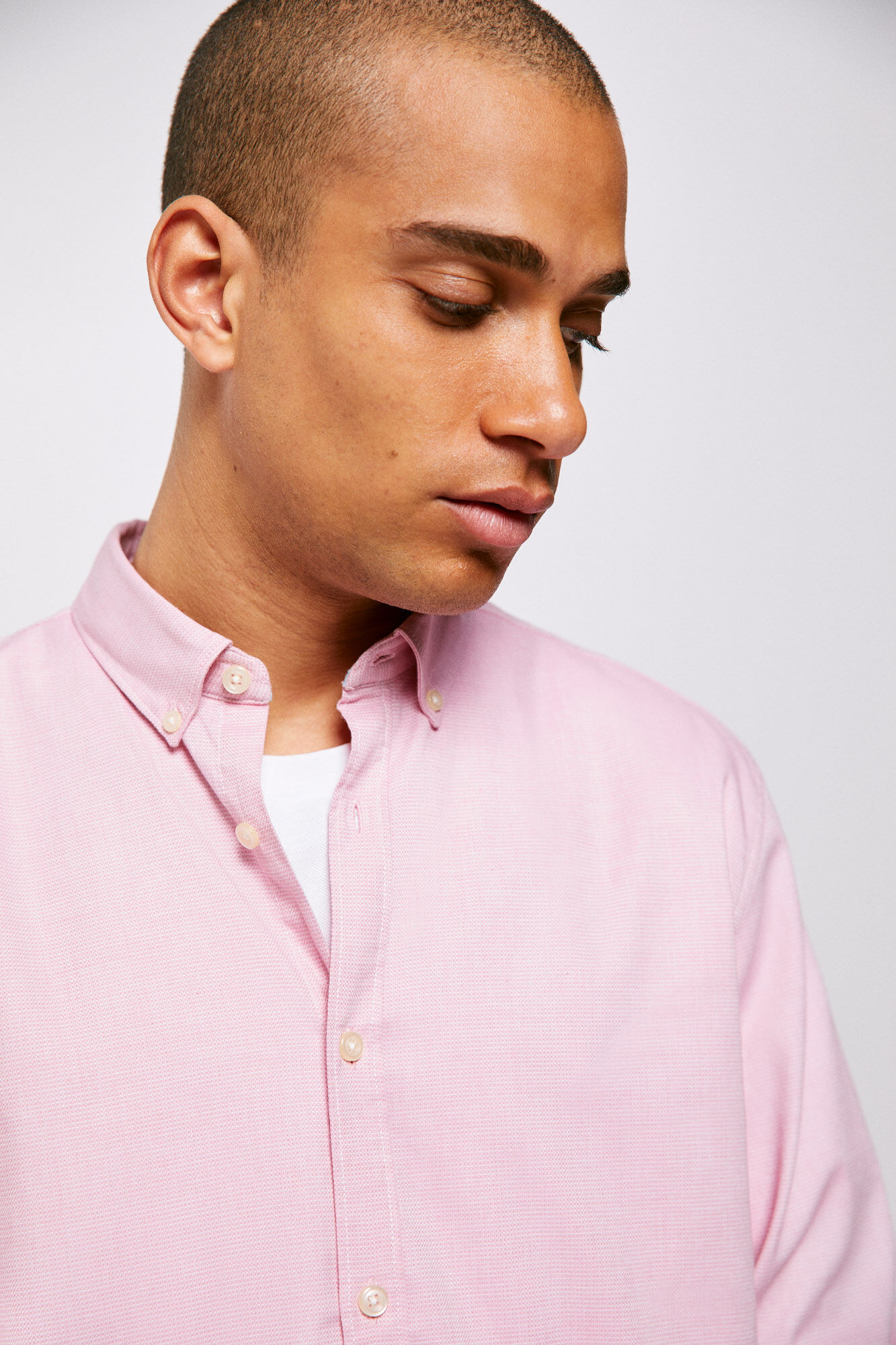 Cor da estrutura da camisa - rosa