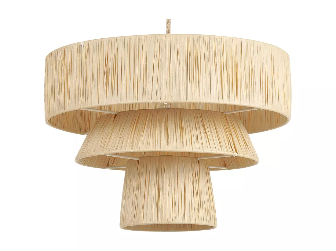 Lampe suspension CHAMBO Papier Naturel
