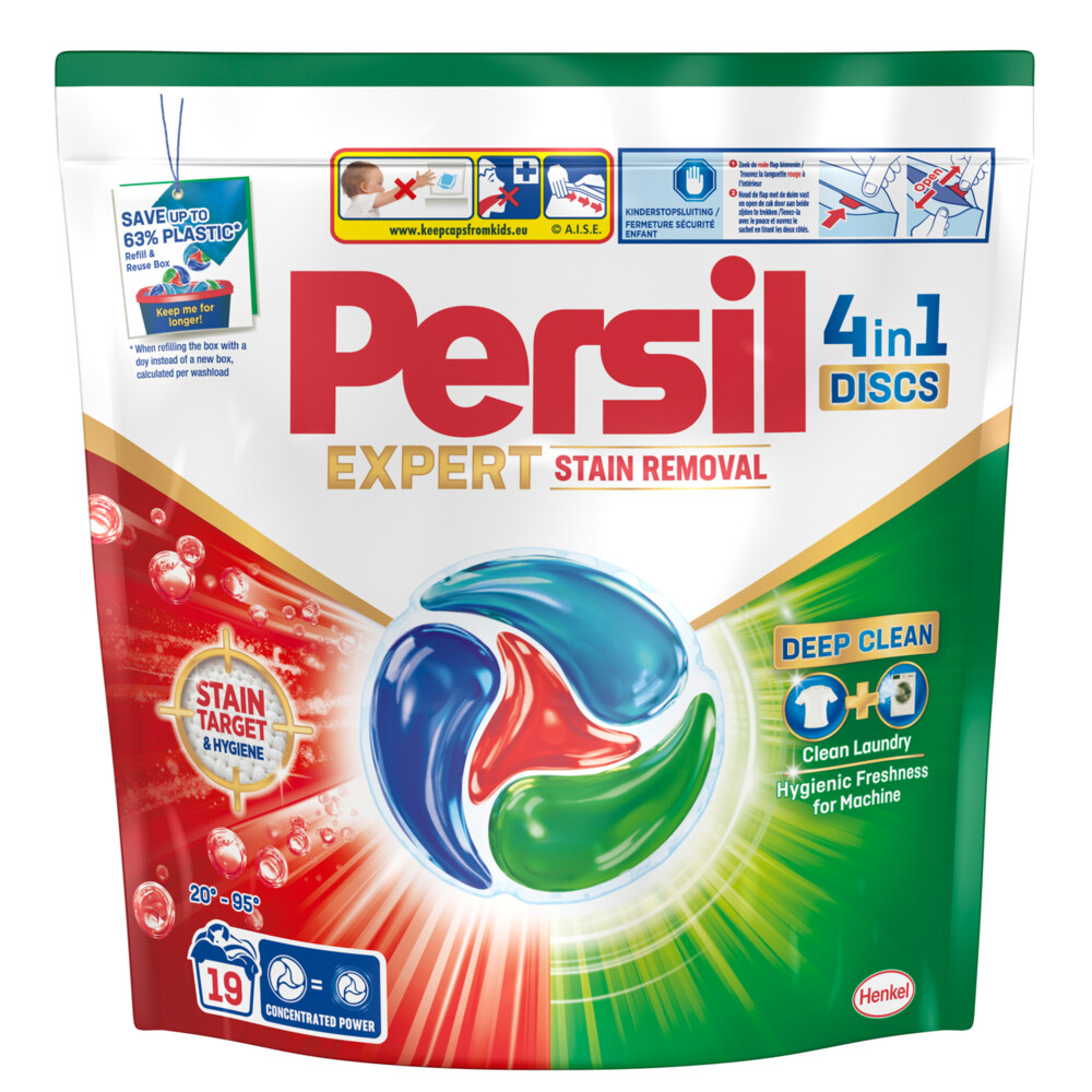 Persil Wasmiddelcapsules Discs Stain Removal19 stuks