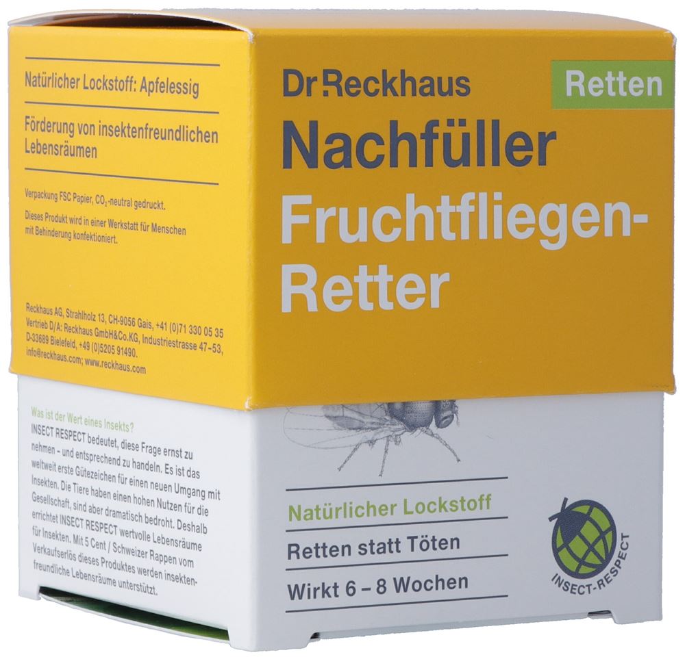 Dr. Reckhaus Fruchtfliegen-Retter refill 1 Lockstoff 1 Stk