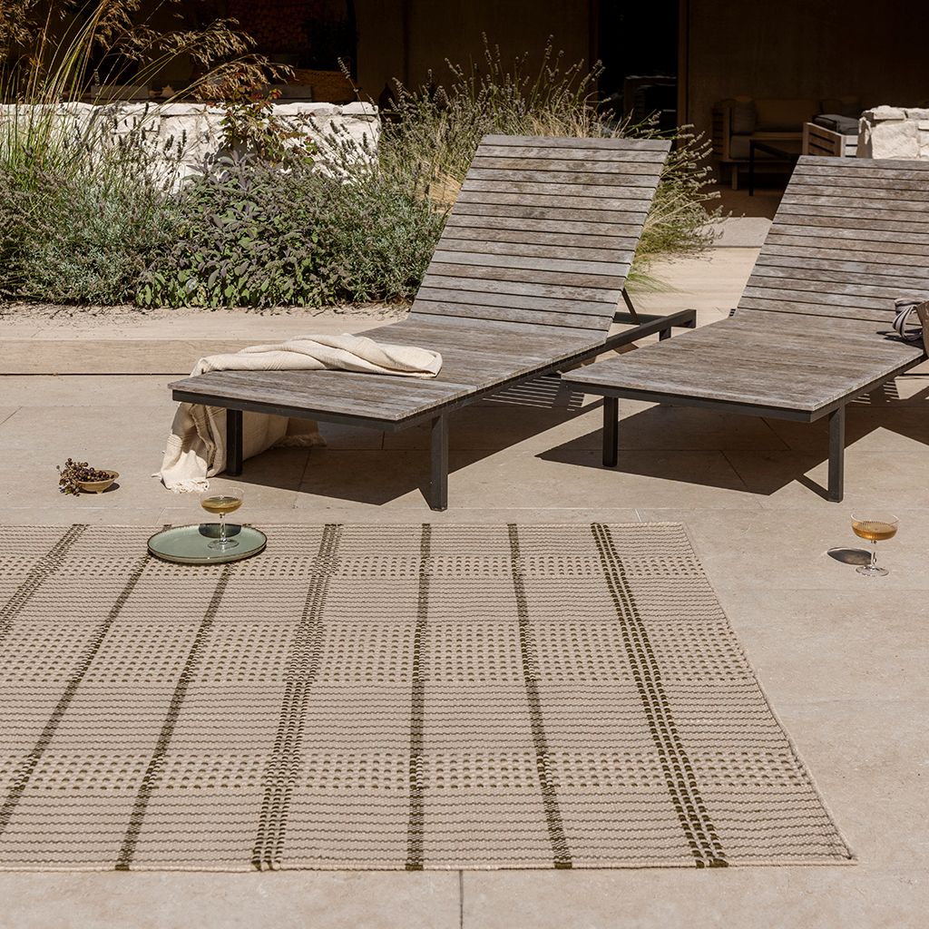 Vloerkleed Stitch Olive 497707 Zona  | Brink & Campman