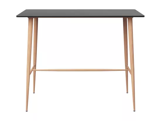 Table de bar Noir 120x60x105 cm