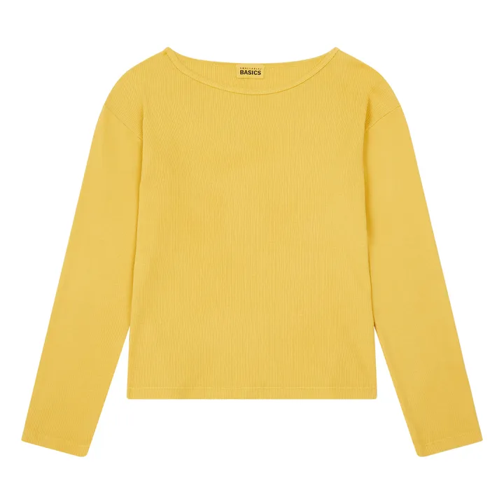 SMALLABLE BASICS T-Shirt Côtelé Coton Bio | Miel