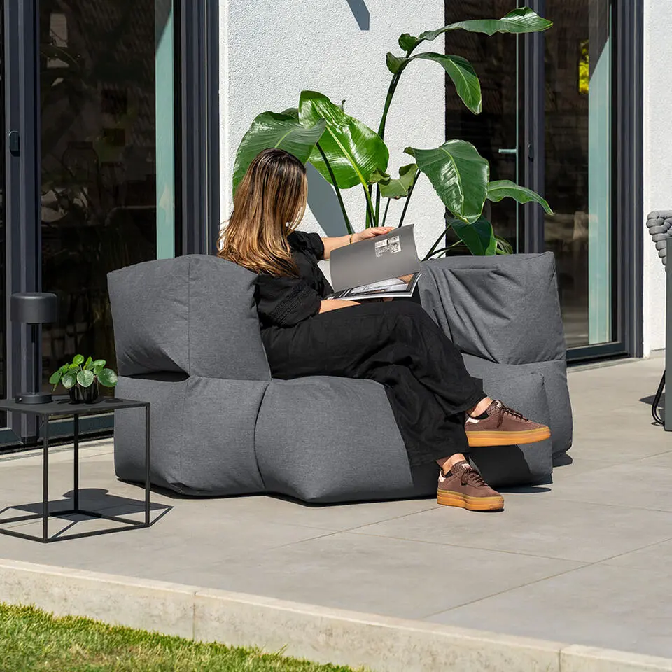 HOME DELUXE buitenzitzak HEAVEN - antraciet 76 x 152 x 100 cm