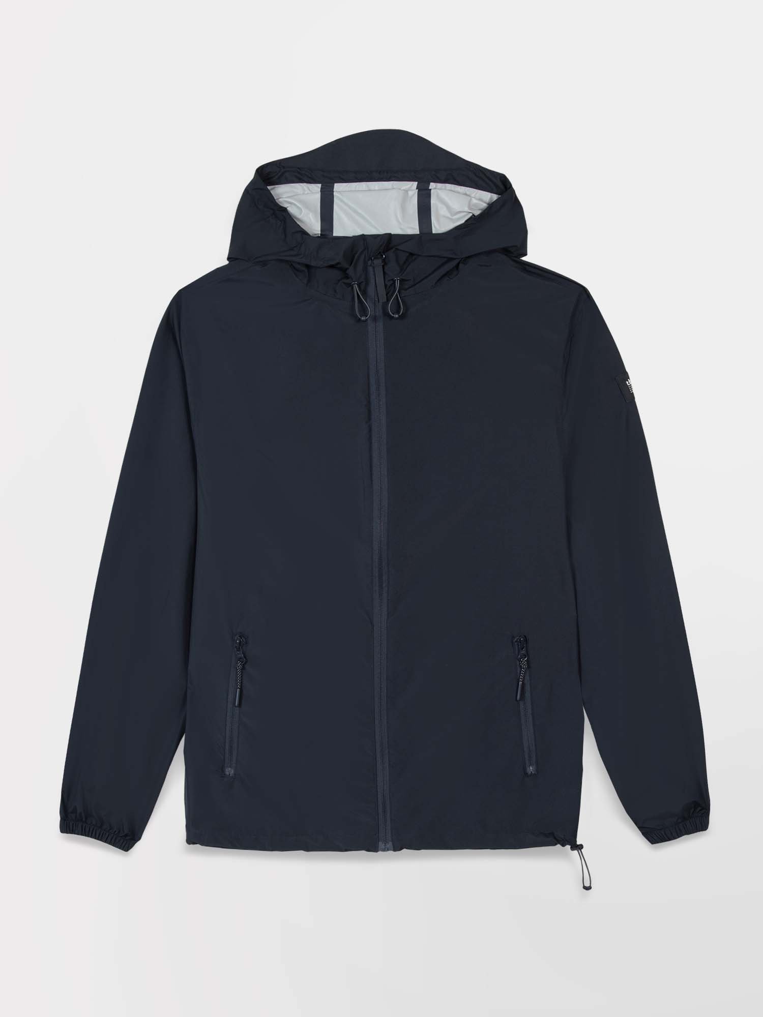 Coupe-Vent Homme Imperméable A Capuche Marine