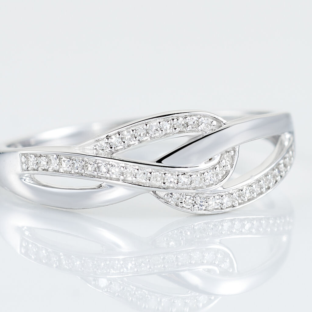 Bague Ritona Or Blanc Diamant