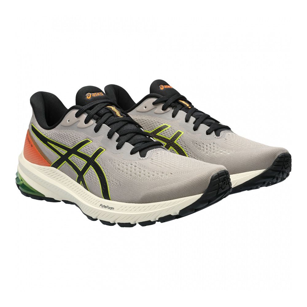 Asics GT-1000 12 TR - Chaussures running Homme nature bathing/neon lime