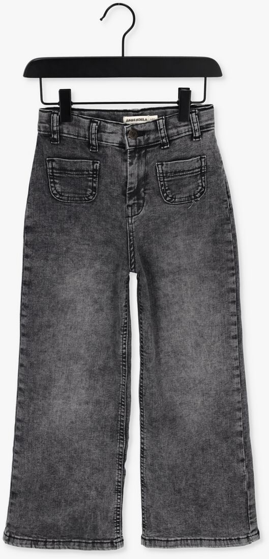 AMMEHOELA grijze ammehoela wide jeans am.puckdnm.05