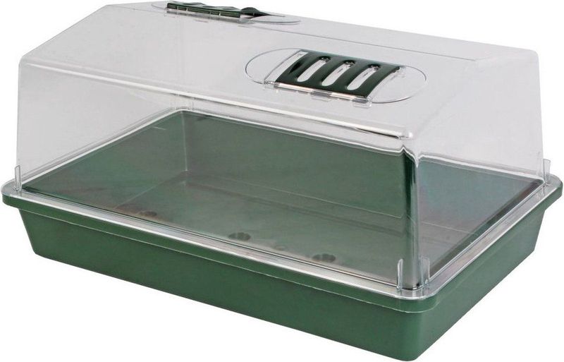 Talen Tools - Kweekkas - Compact - 38 x 24 x 18 cm - Ventilatieschuifje