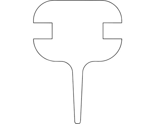 Horizontaal afdichtingsprofiel Schulte Comfort-serie voor badwandframes D2906