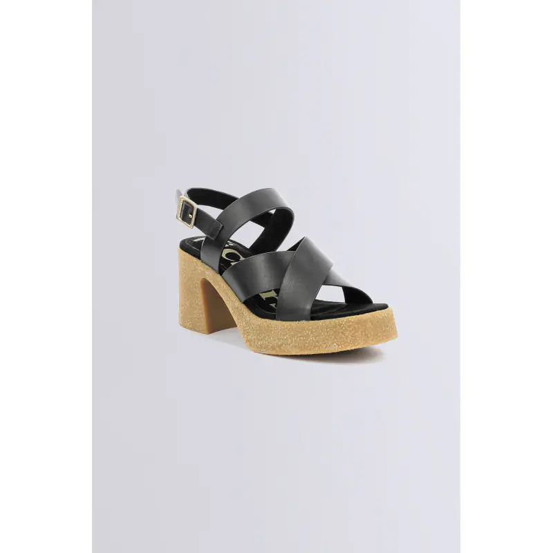 Kick charlotte Noir SANDALES Cuir Femme