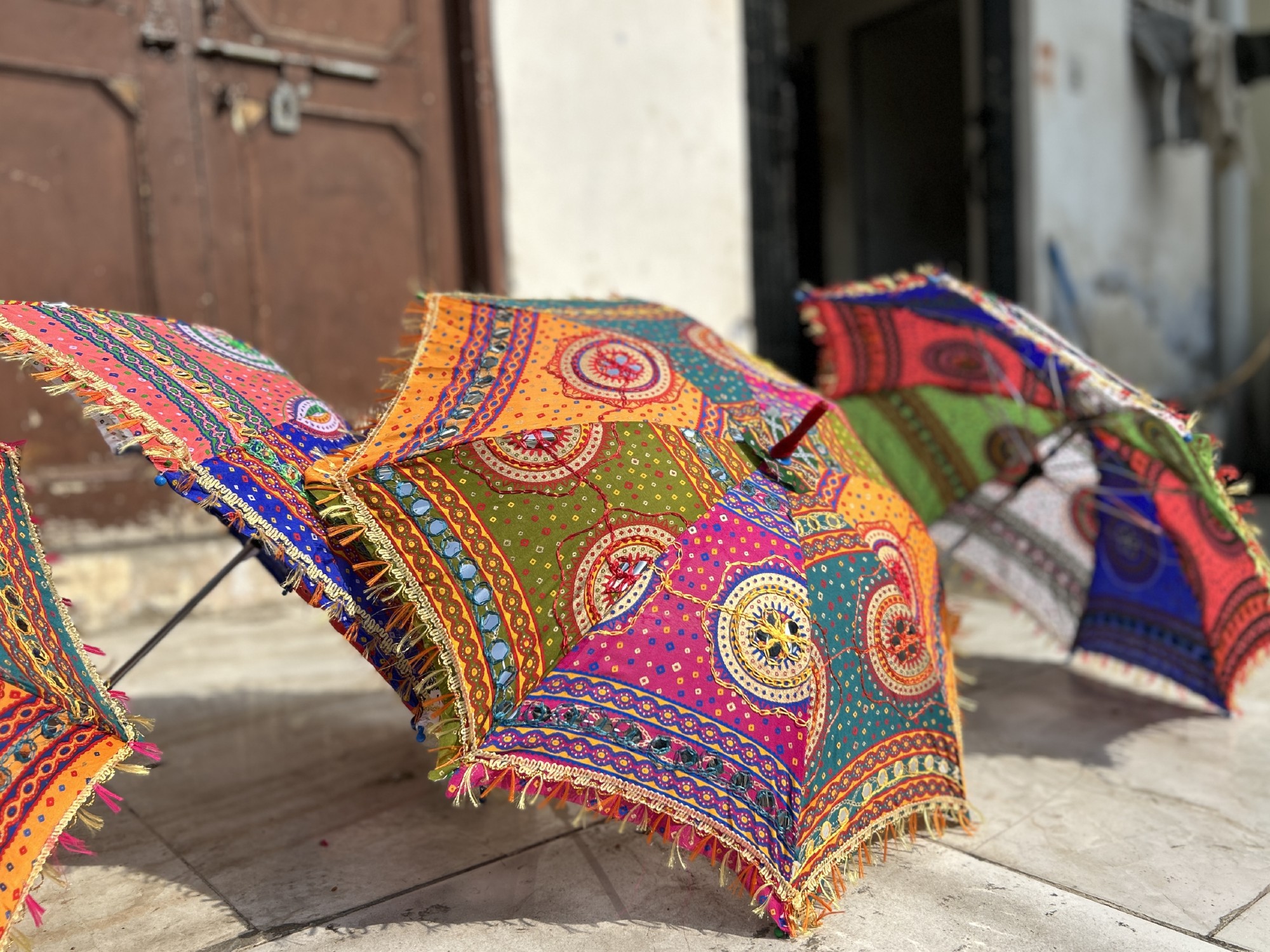 Sonnenschirm, multicolor, H 55 cm, Ø 66 cm günstig bestellen