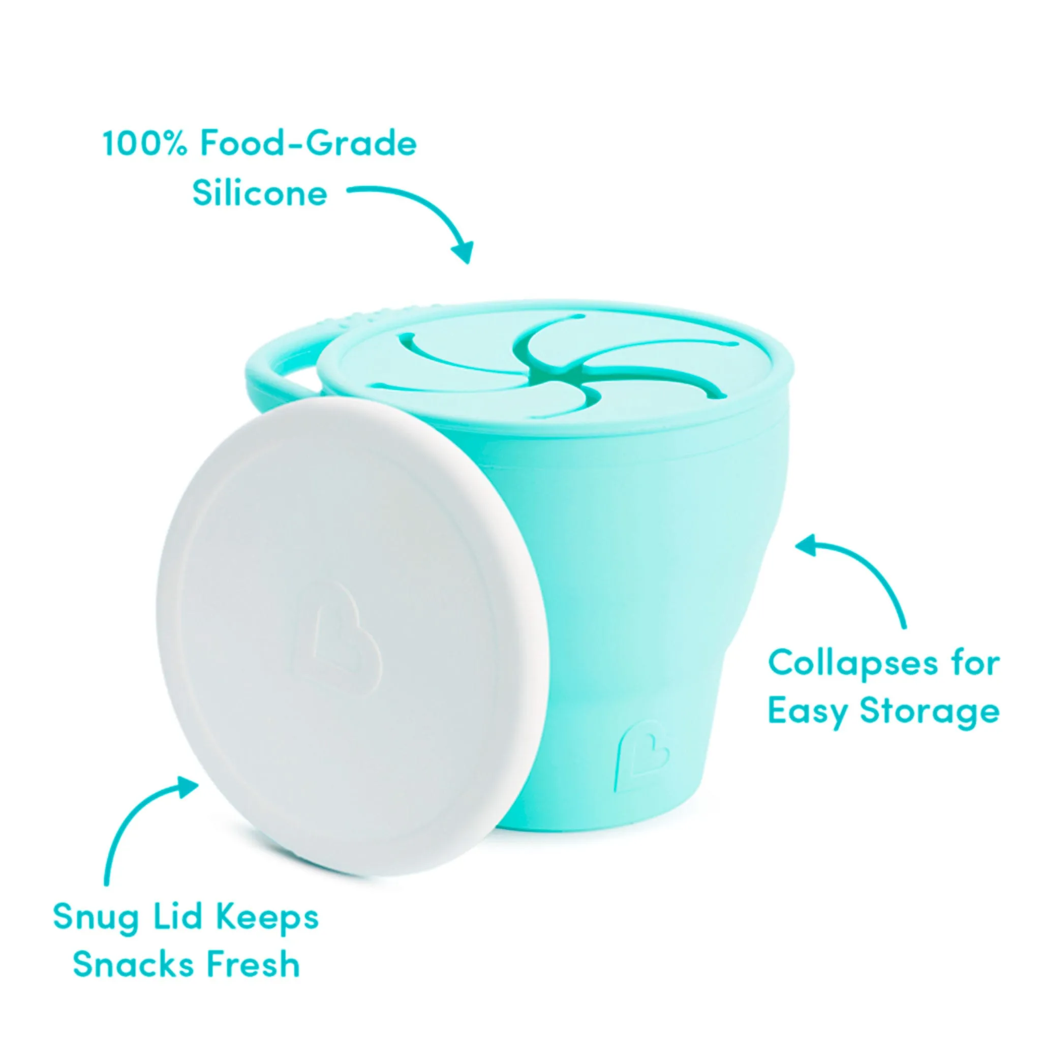 Munchkin Bol à Collation C’est Silicone!™ - Menthe