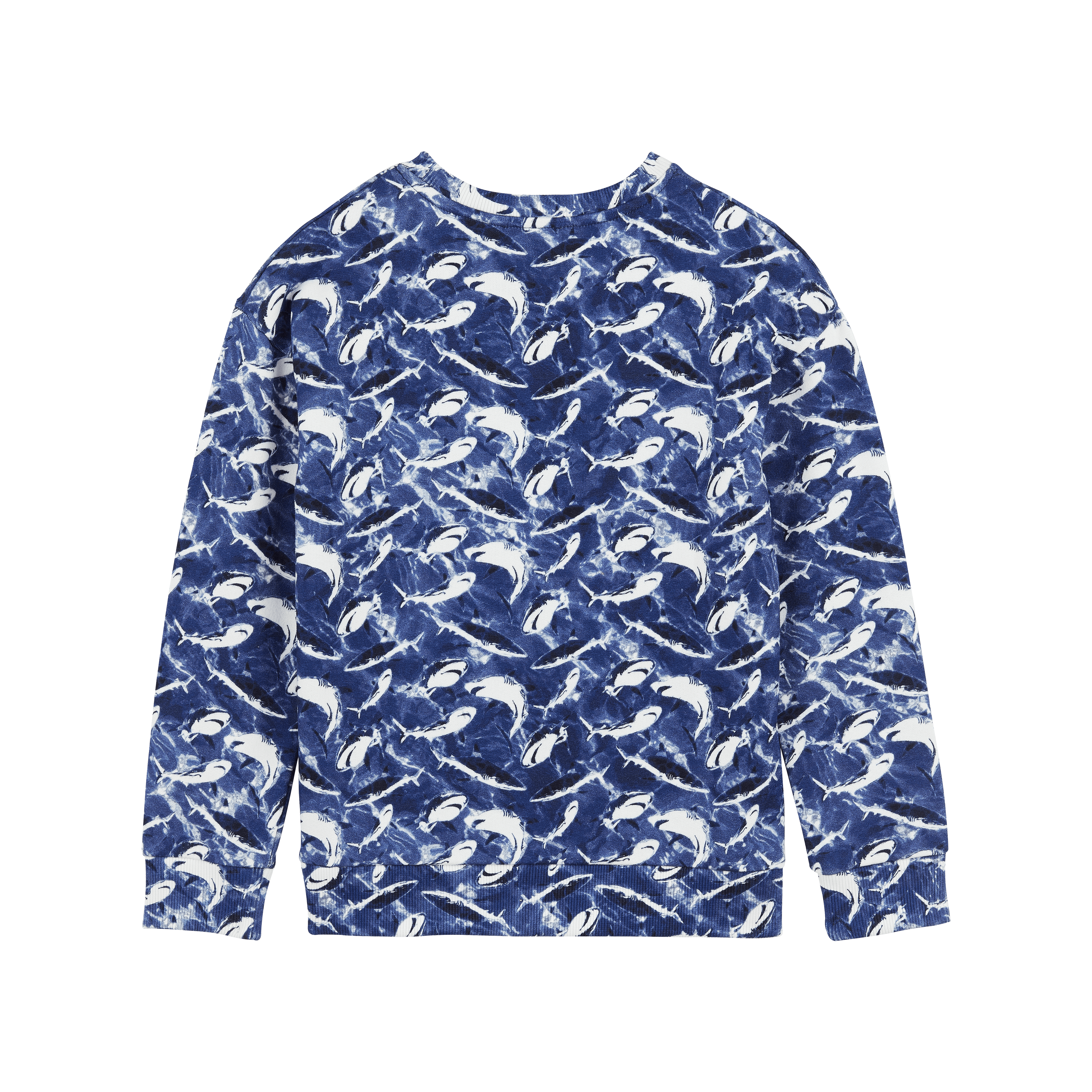 Sweat Ras du Cou Garçon Imprimé Requins All Over